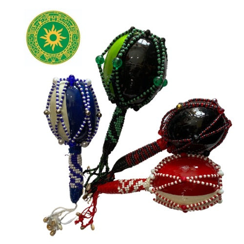 PAINTED AND DECORATED MARACA