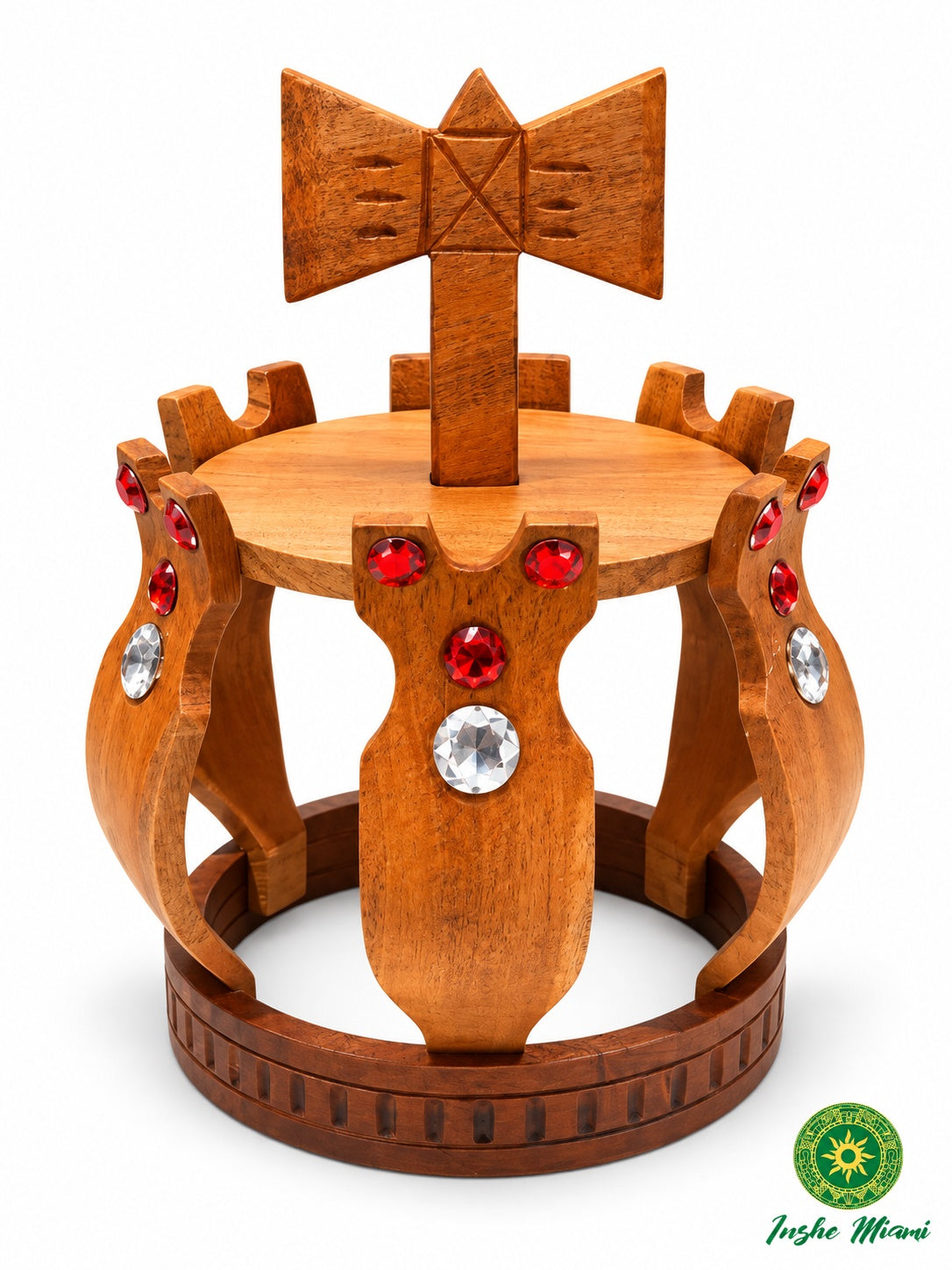 Corona de Madera para Chango 10"-15" | Inshe Miami