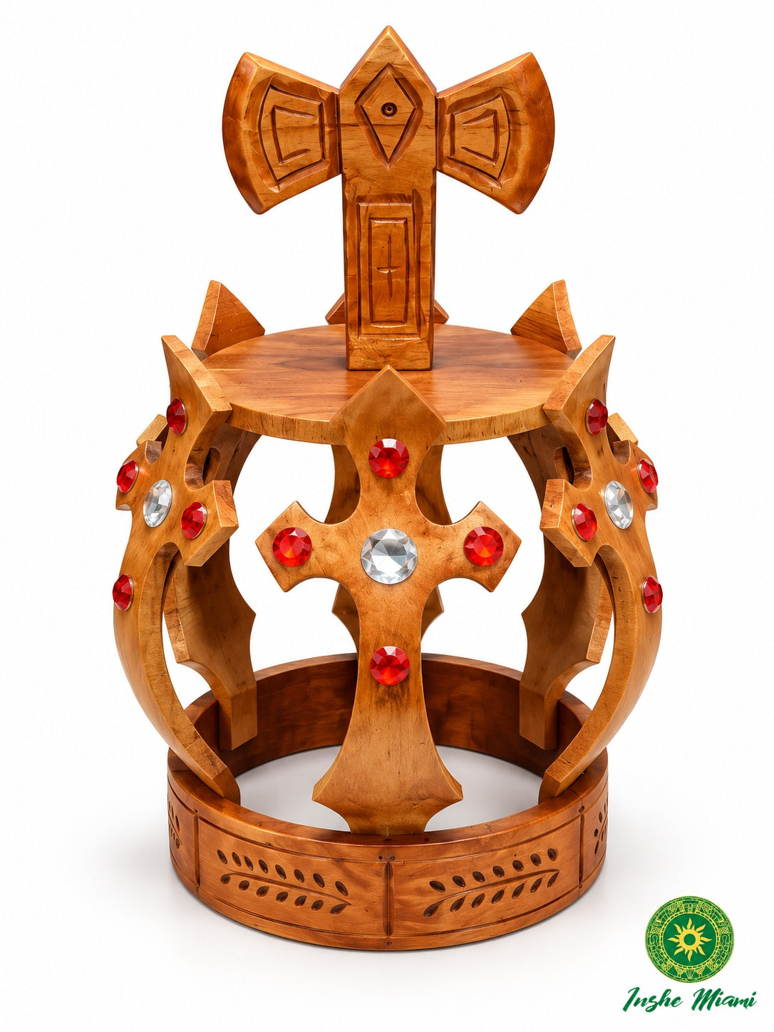 Corona de Madera para Chango 10"-15" | Inshe Miami