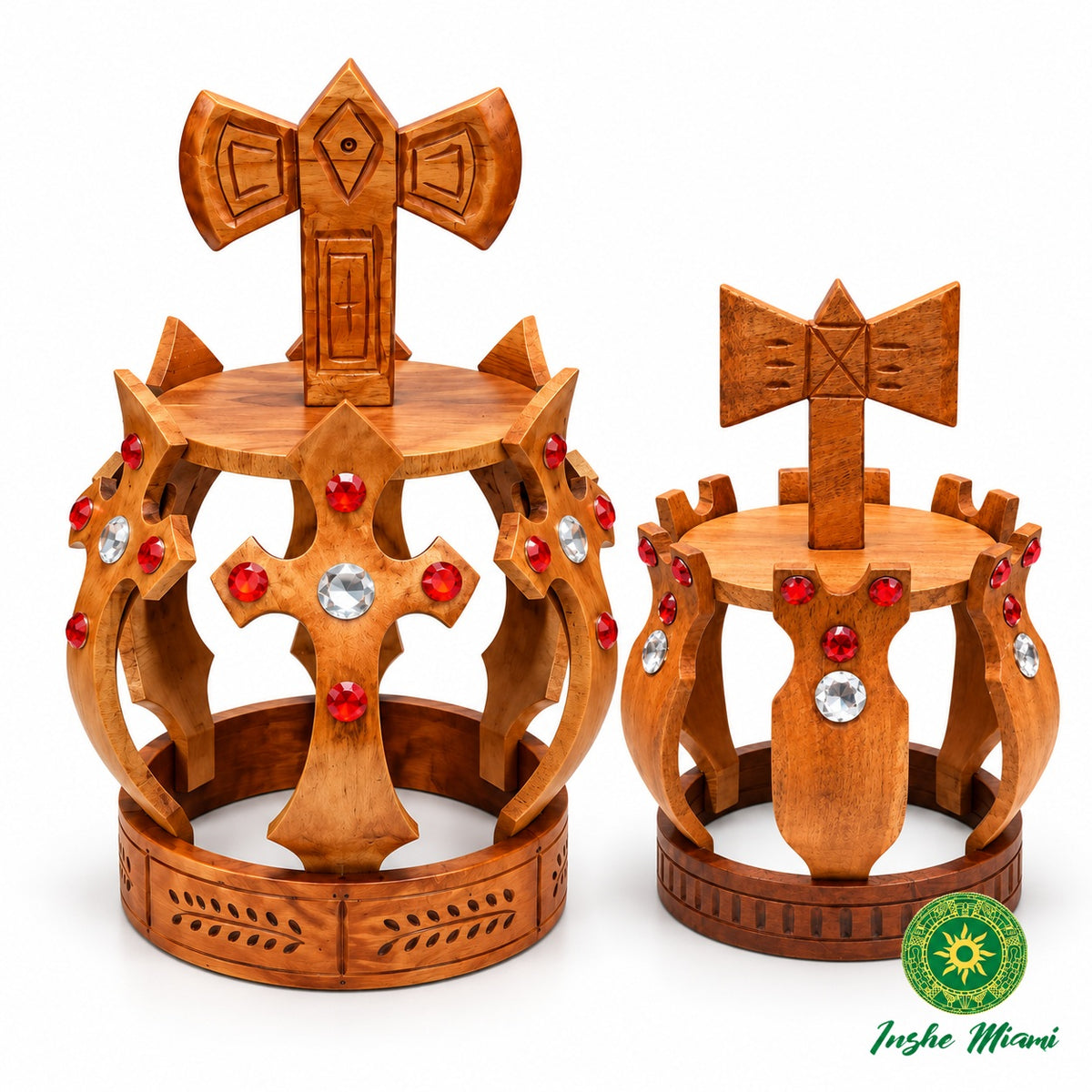 Corona de Madera para Chango 10"-15" – foto 2 | Inshe Miami