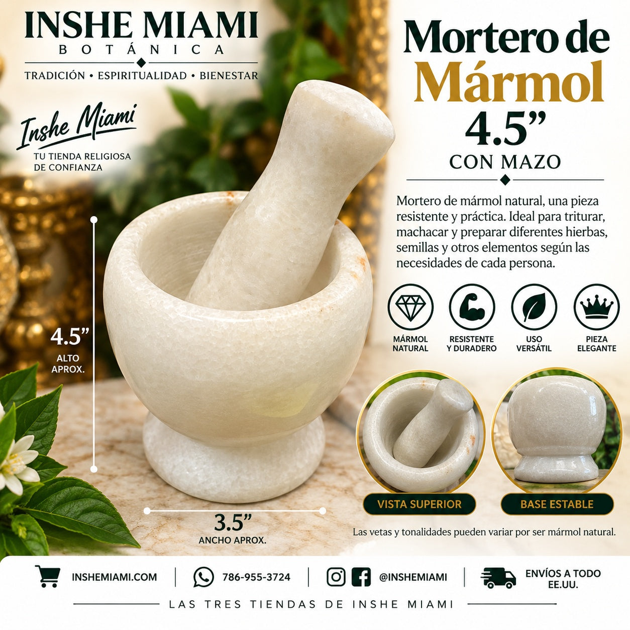 SMALL WOODEN MORTAR