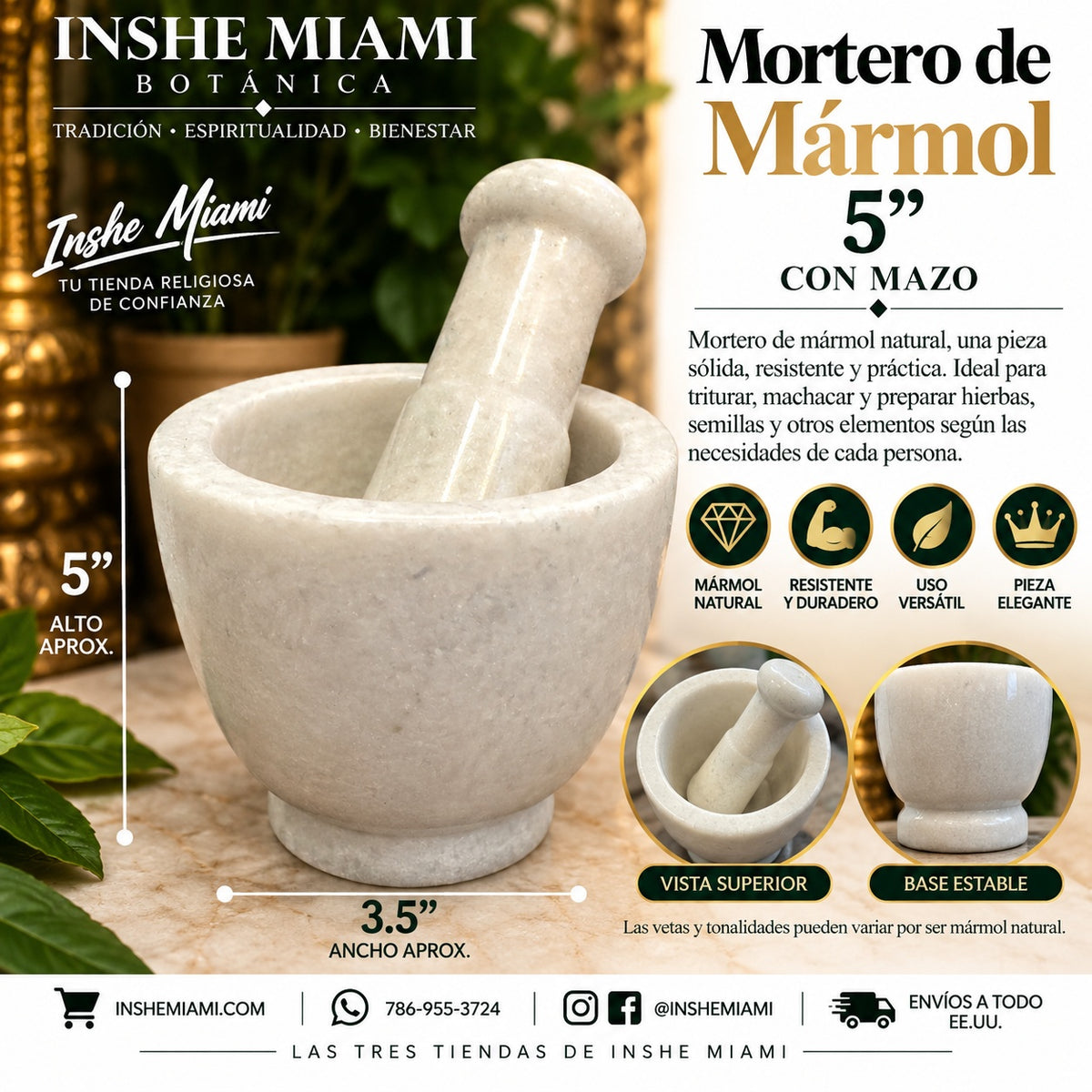 SMALL WOODEN MORTAR