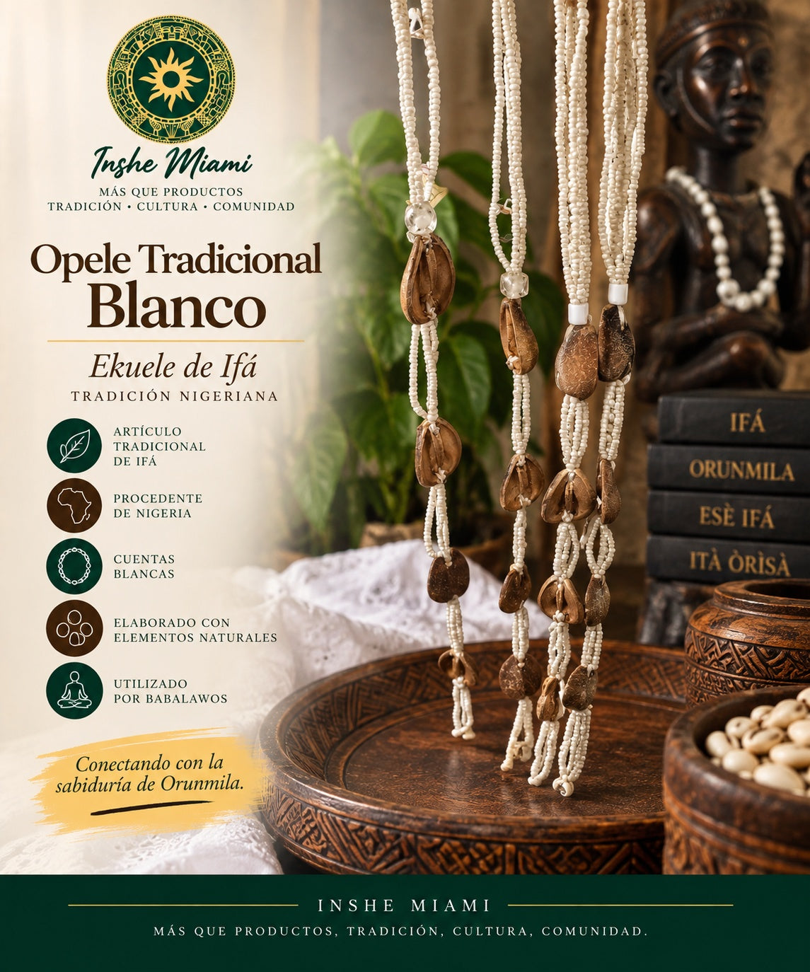 Traditional White Opele