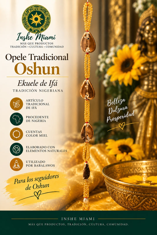 Traditional Opele with Honey Beads