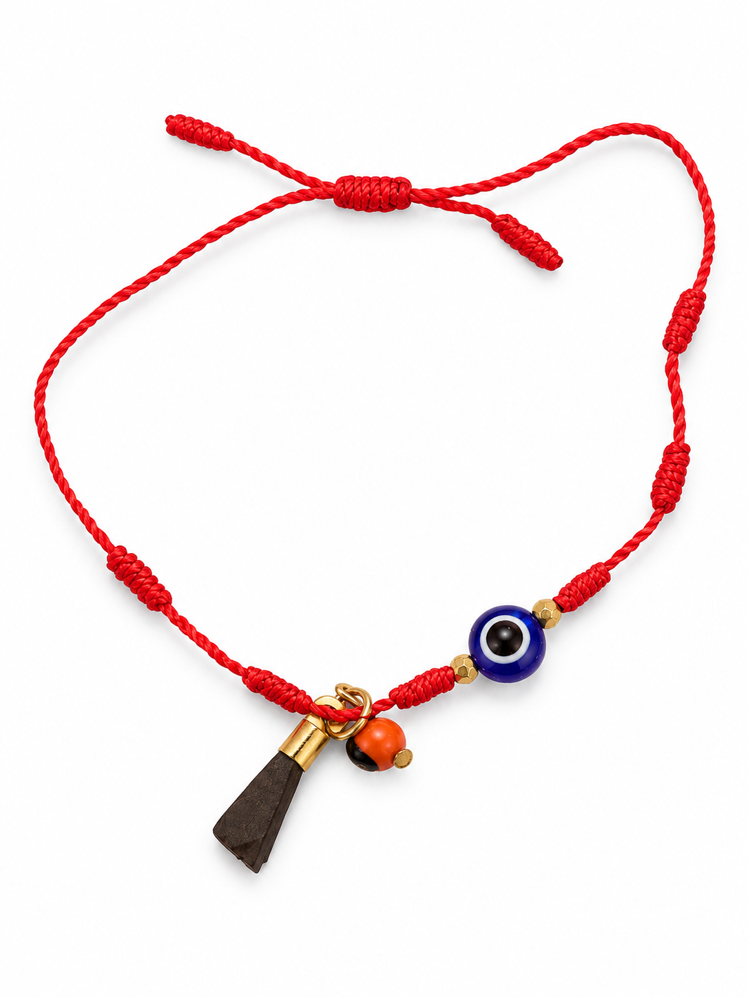 Red Bracelet with Azabache Hand | Inshe Miami