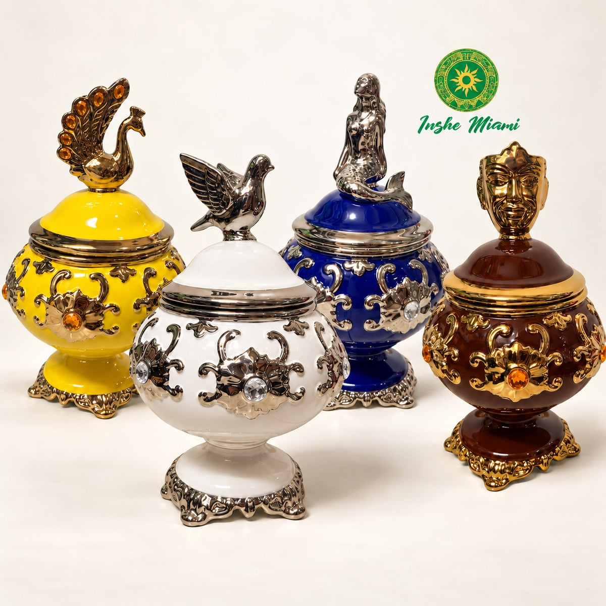 Sopera para Orishas con Figura en la Tapa  | 16″
