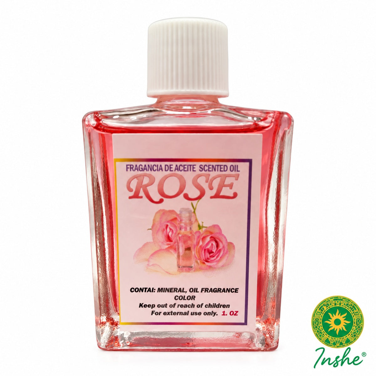 Aceite de Rosa 1 oz para Uso Espiritual y Tradicional | Inshe Miami