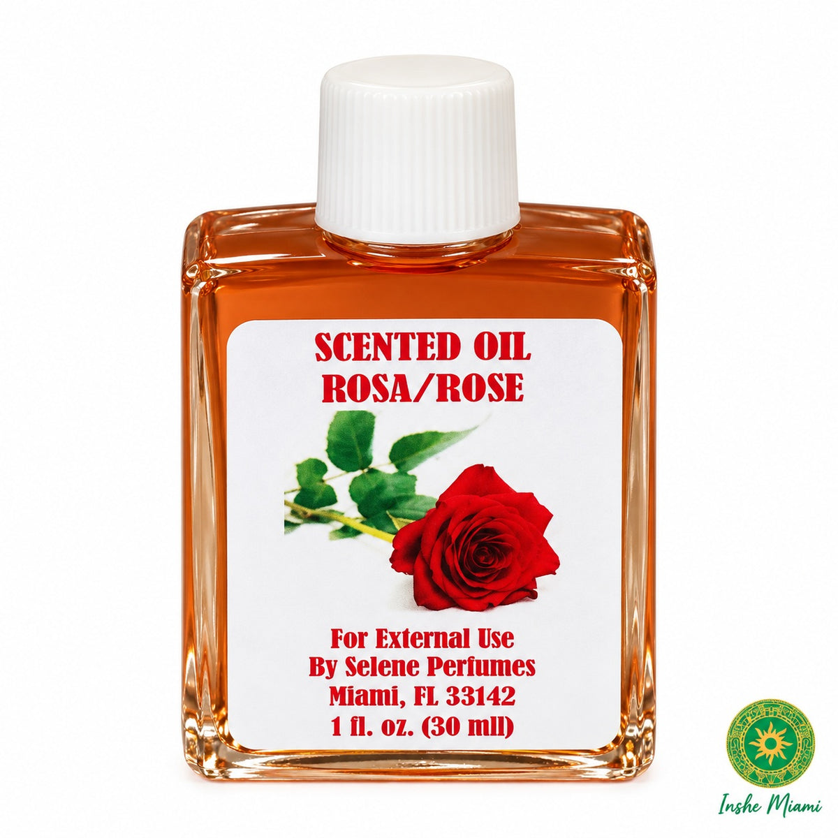 Aceite de Rosa 1 oz para Uso Espiritual y Tradicional | Inshe Miami