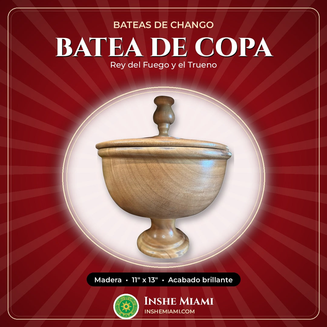 Batea de Copa en Madera 11" x 13" | Inshe Miami