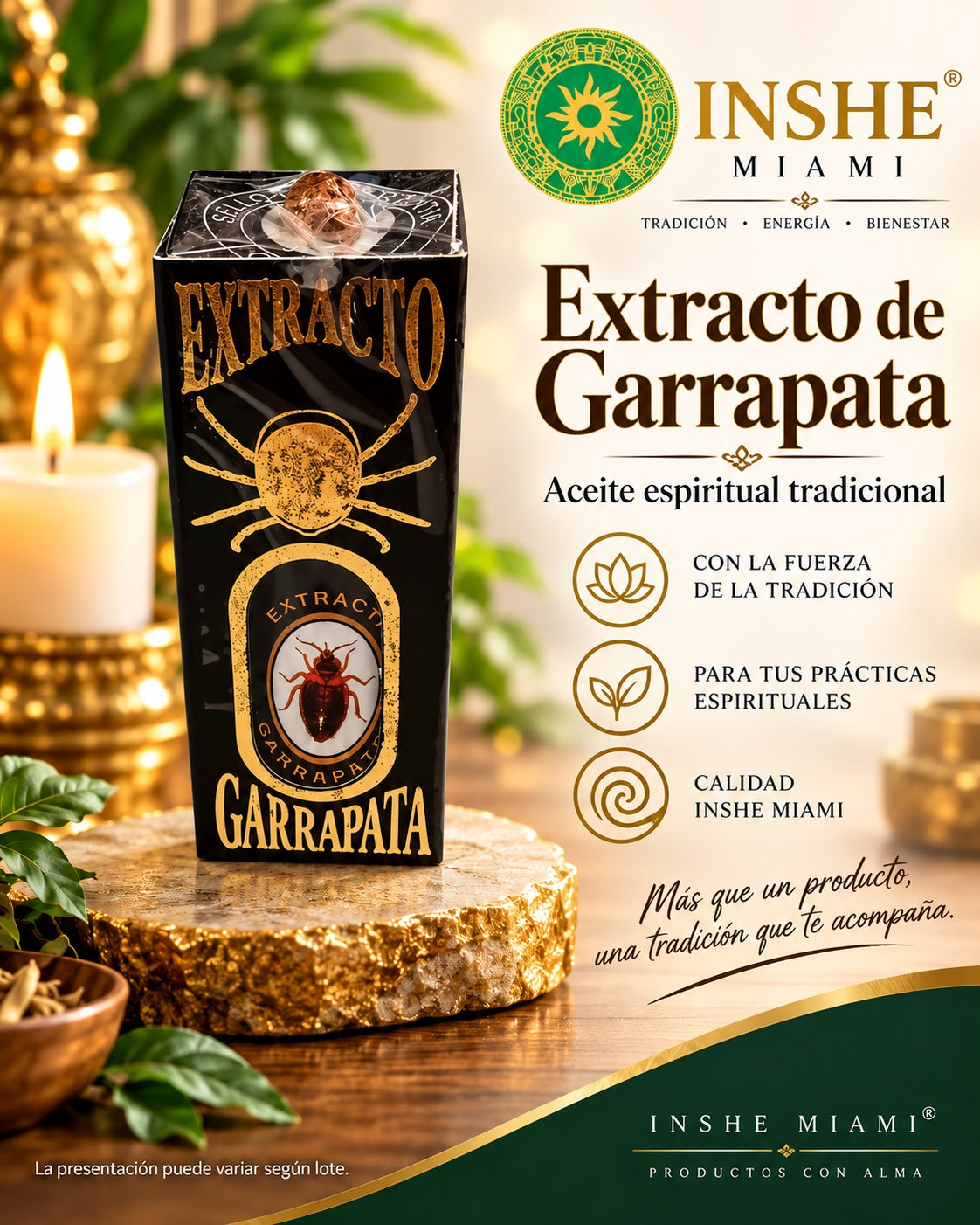 Extracto de Garrapata – Aceite Espiritual Tradicional | Inshe Miami