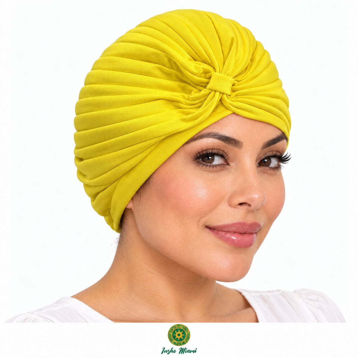 Pañuelo de Cabeza Plisado Elastizado – Varios Colores | Inshe Miami