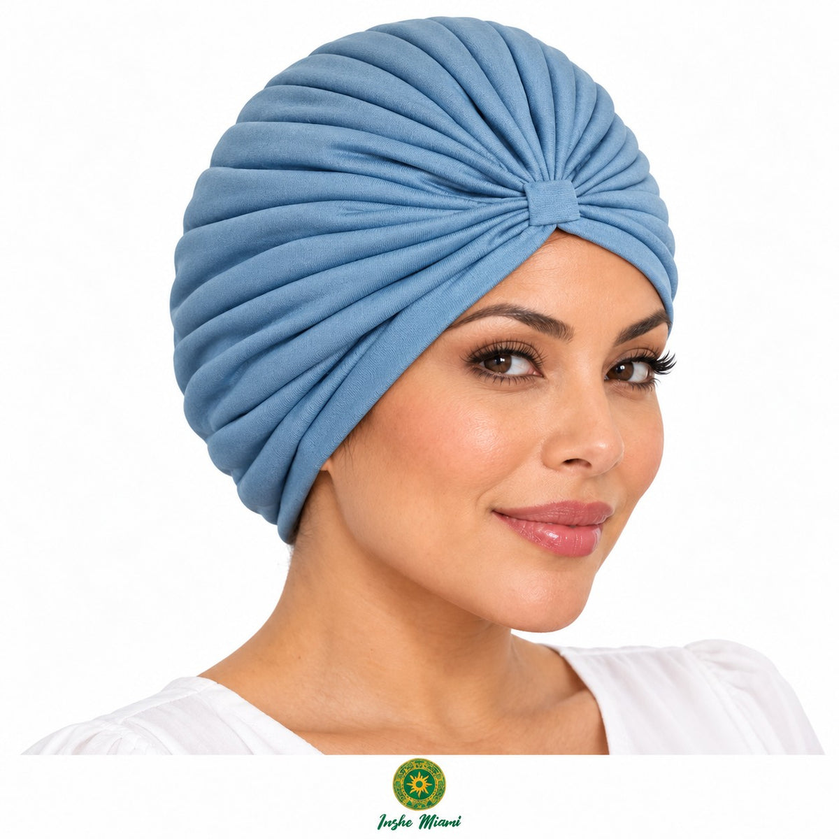 Pañuelo de Cabeza Plisado Elastizado – Varios Colores | Inshe Miami