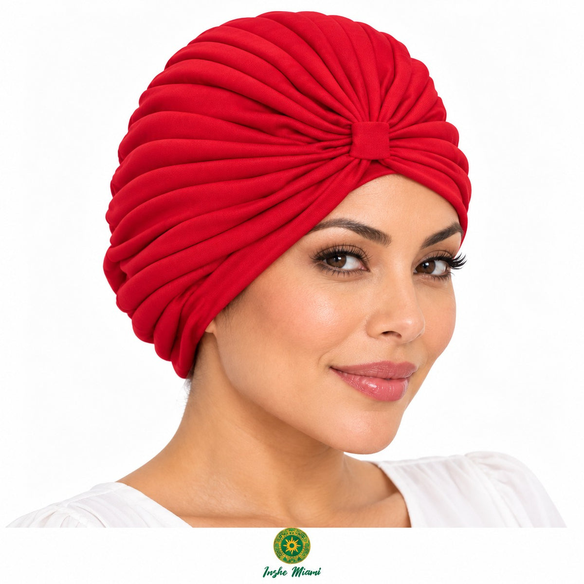 Pañuelo de Cabeza Plisado Elastizado – Varios Colores | Inshe Miami