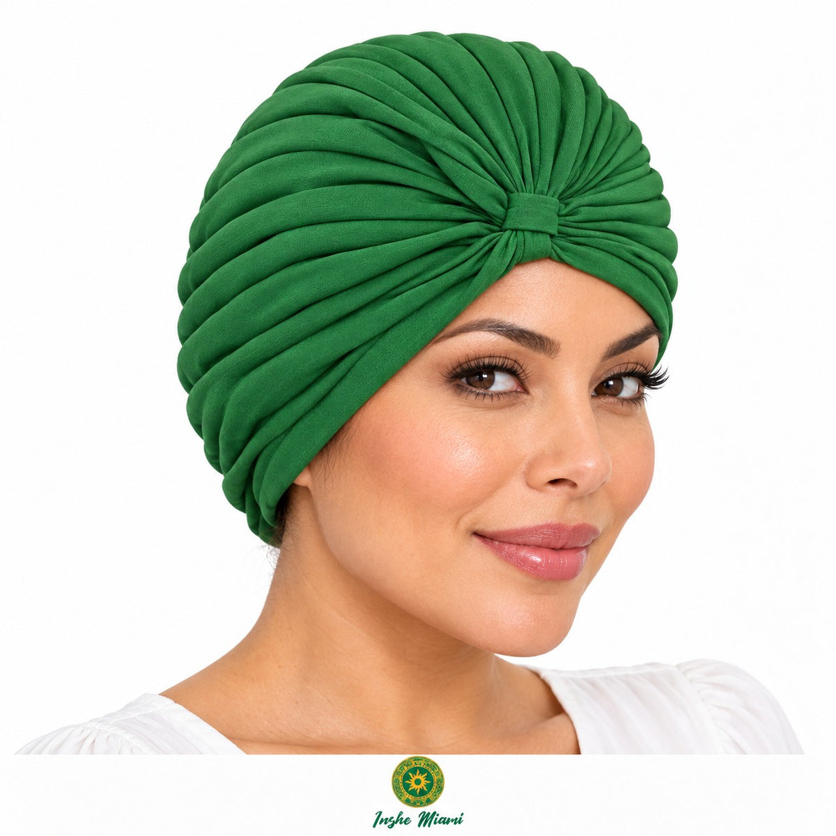 Pañuelo de Cabeza Plisado Elastizado – Varios Colores | Inshe Miami