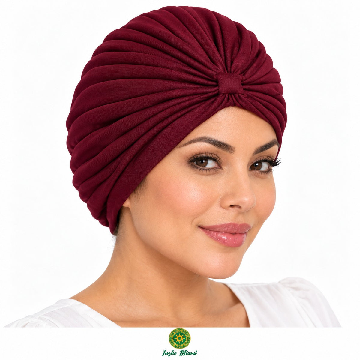 Pañuelo de Cabeza Plisado Elastizado – Varios Colores | Inshe Miami