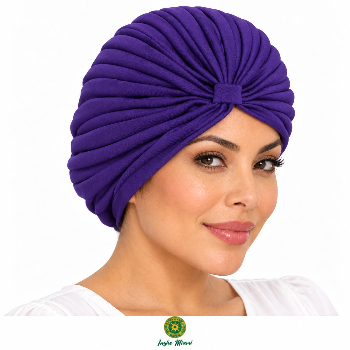Pañuelo de Cabeza Plisado Elastizado – Varios Colores | Inshe Miami