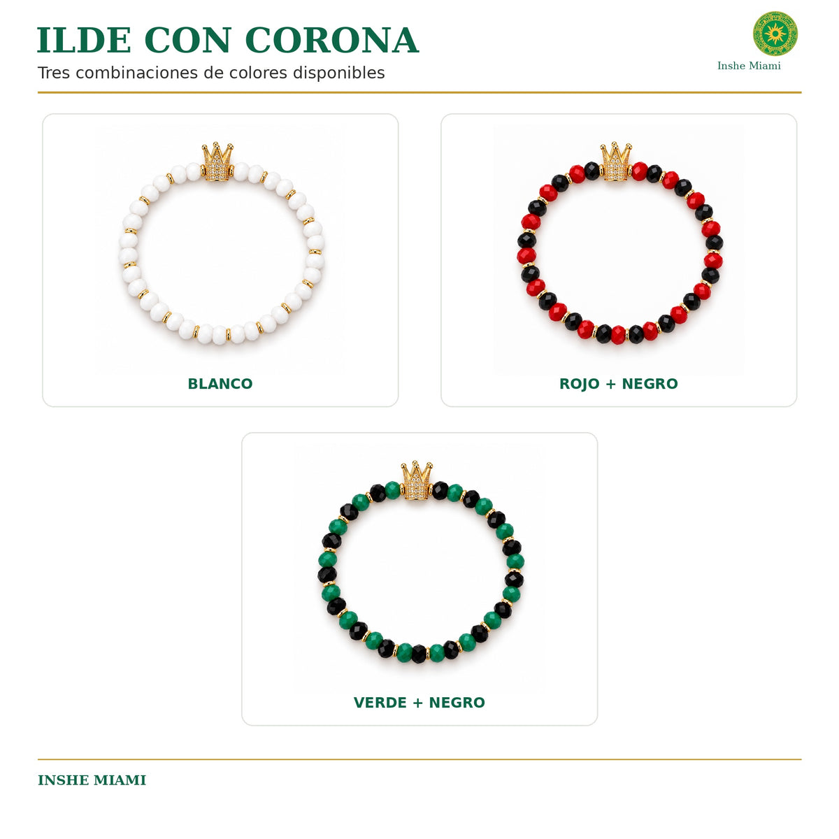 Ilde Elastizado con Corona – Elija el Santo y la Medida | Inshe Miami