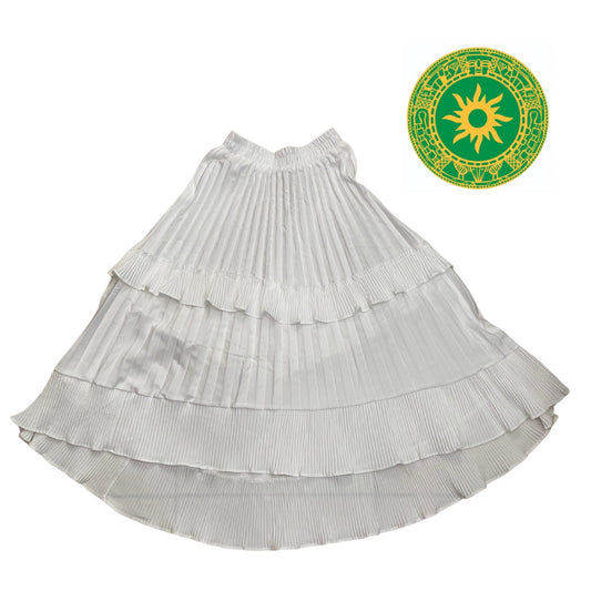 Saya Small Plizada Blanca