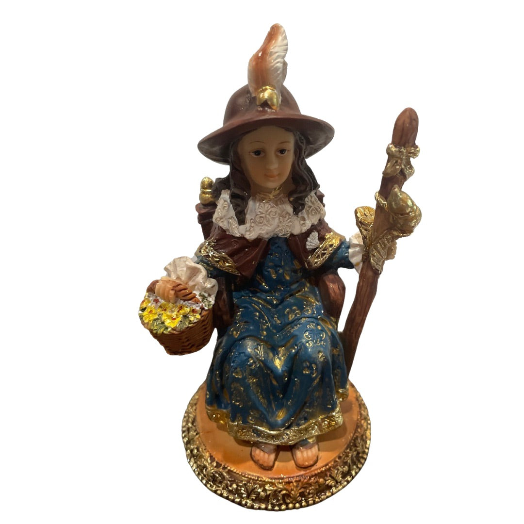 Imagen del Santo Niño de Atocha con brillo - Holy Child of Atocha statue