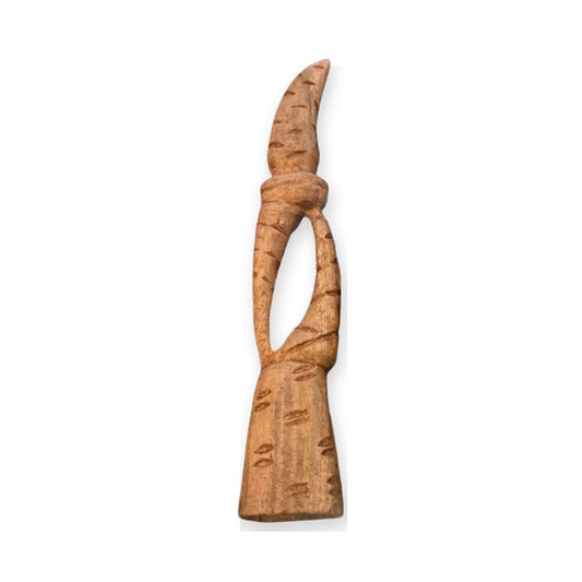 Iroke Tradicional Calado de Madera 11"–13"