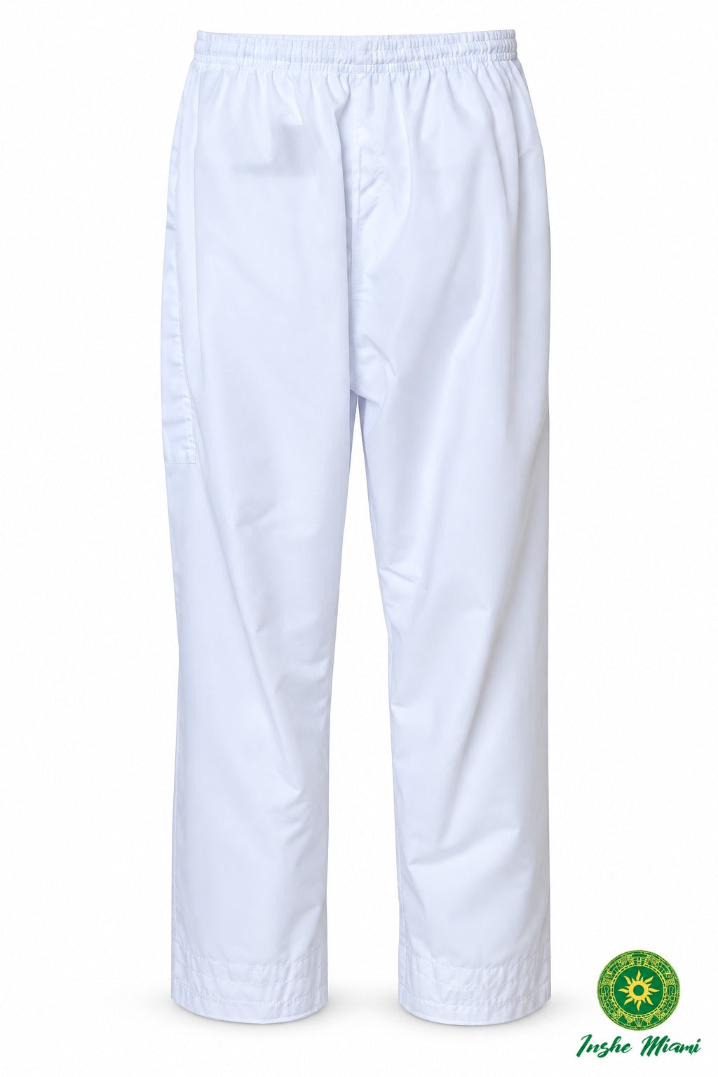 Pijama Blanca con Zipper en el Bolsillo – Uso Religioso Iyawo | Inshe Miami