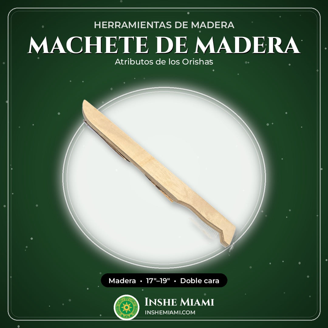 Machete de Madera 17"–19" | Inshe Miami