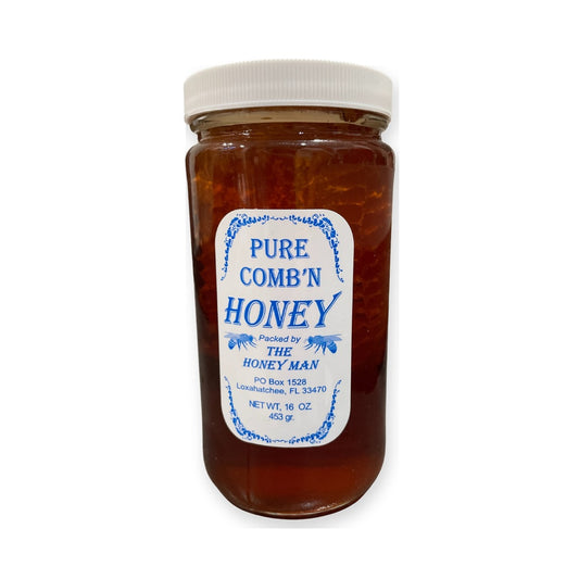 Miel de Abejas con Panal 16 oz