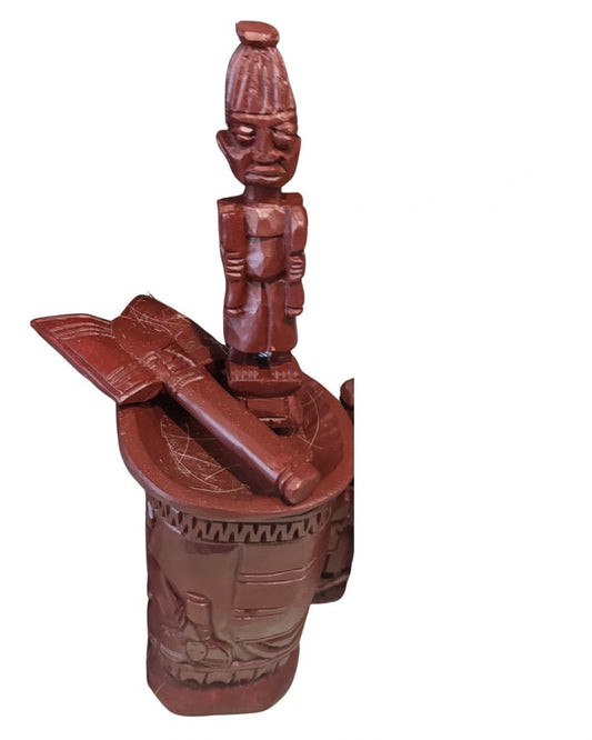 Set Tradicional de Shango en Madera | Inshe Miami