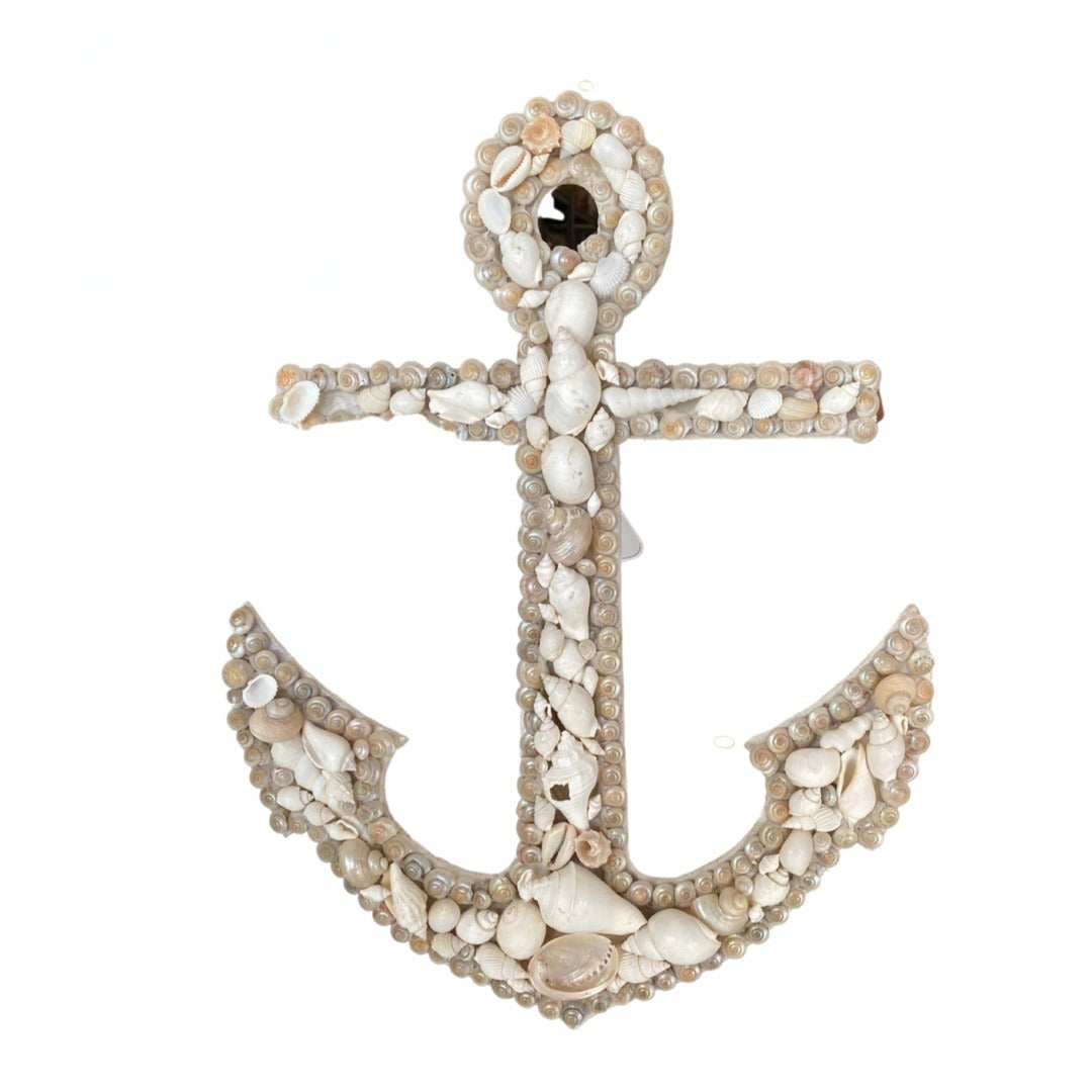 Ancla Adornada con Caracoles 15" x 12" | Inshe Miami