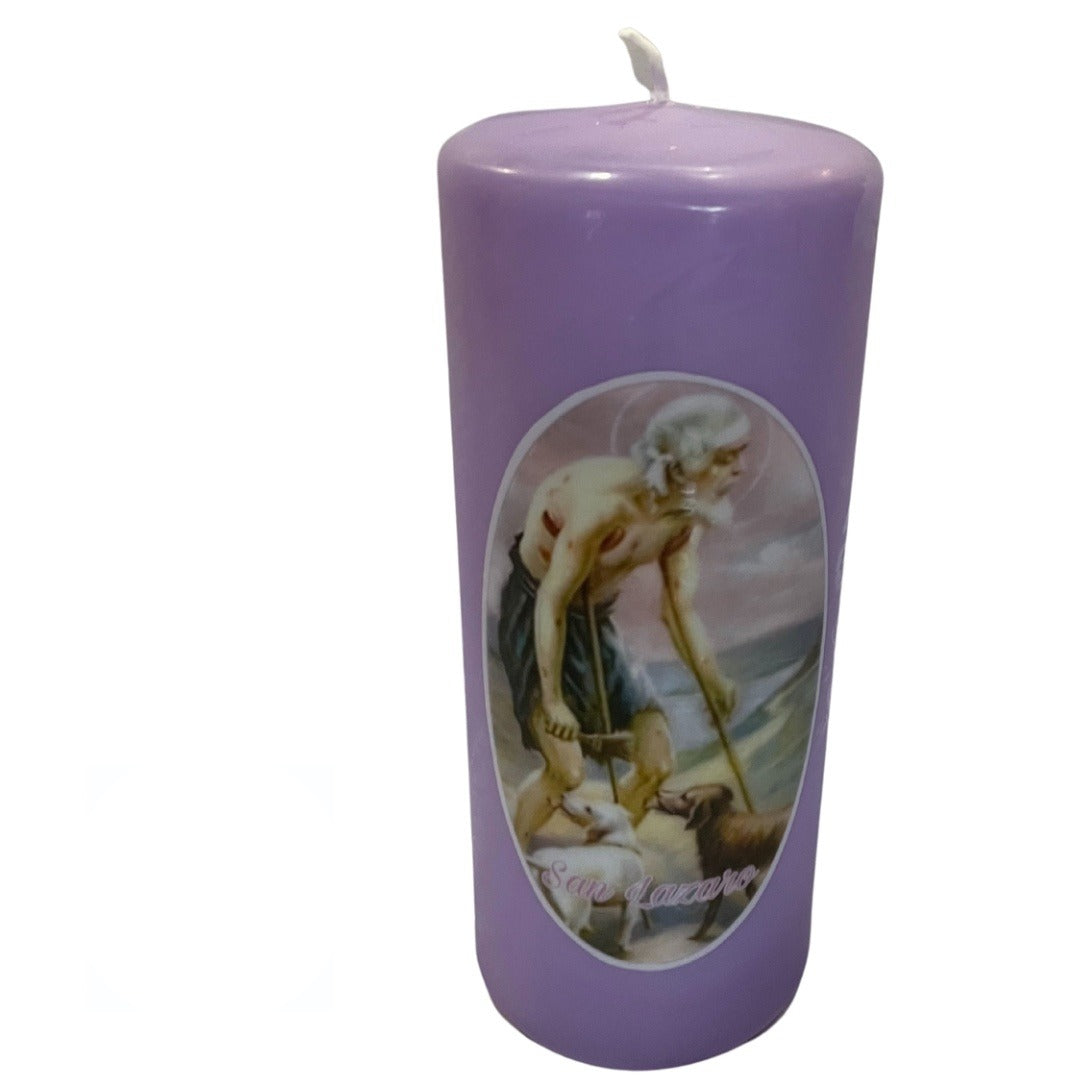 Velon con Imagen de San Lazaro 8" | Inshe Miami