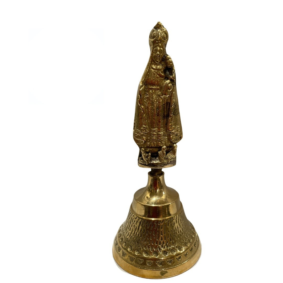 Campana de Oshun en Bronce con Virgen de la Caridad | Inshe Miami