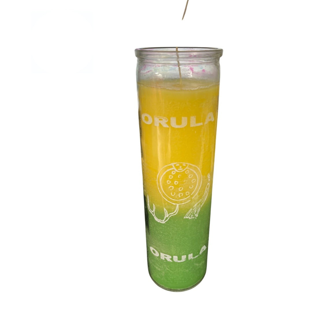 Vela de 8" para Orula – Doble Color, Dura 5 Dias | Inshe Miami