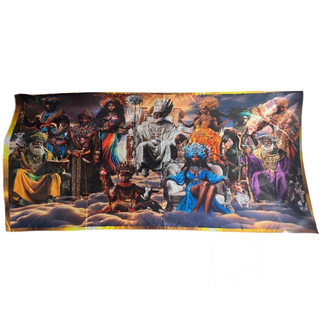 Tapiz 7 Potencias Africanas 88” x 57” | Inshe Miami