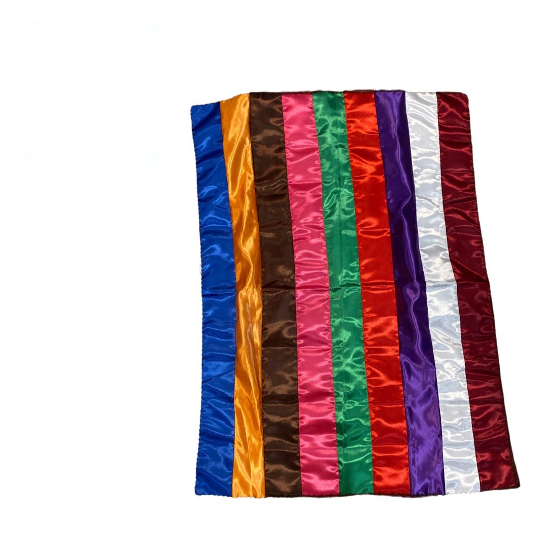 Paño de Satin de 1 Yarda – Colores de los Orishas | Inshe Miami