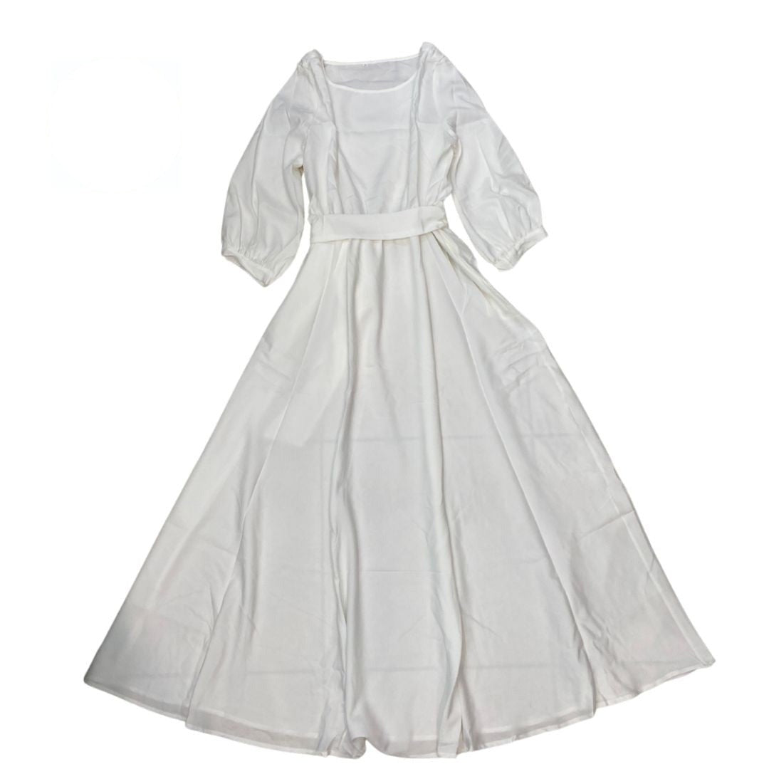 Vestido Blanco Manga Larga | Inshe Miami