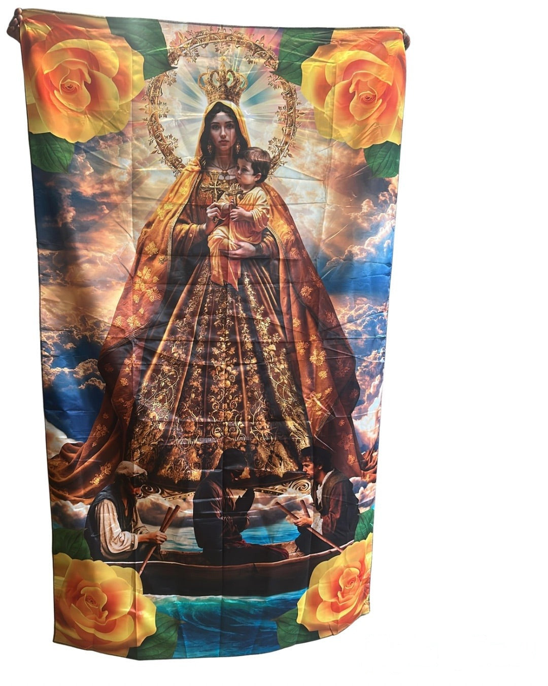 Tapiz Virgen de la Caridad del Cobre 88” x 57” | Inshe Miami