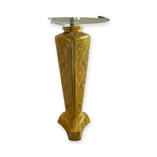 Pedestal Adornado con Cristal 33"
