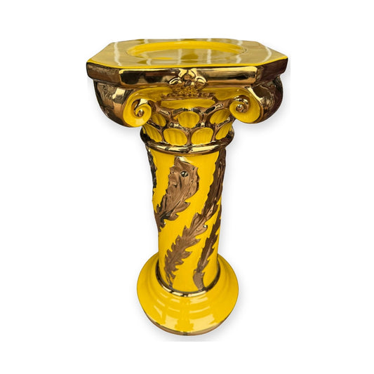 Pedestal Columna con Ramas 14"