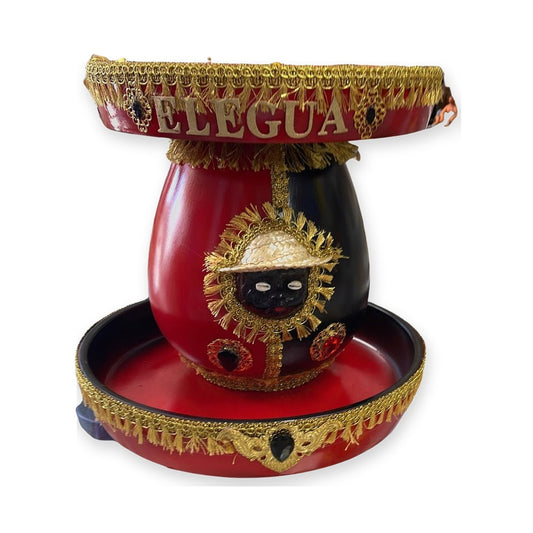 Pedestal de Elegua con Plato