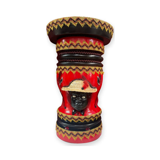 Pedestal de Elegua de Madera y Barro