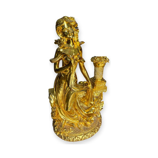 Pedestal Mujer con Doble Cristal