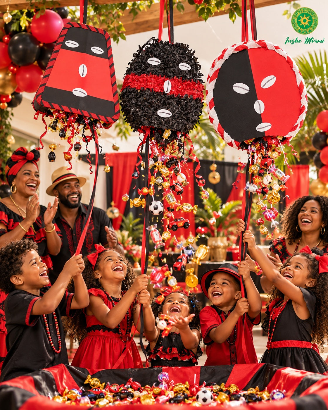 Piñata de Eleguá 18” – Modelos Variados para Celebraciones Espirituales | Inshe Miami