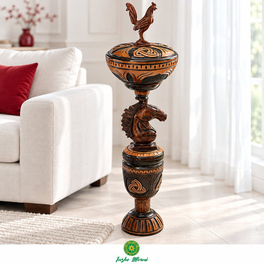 Set de Changó en Madera 44″ – Afrocubano | Inshe Miami