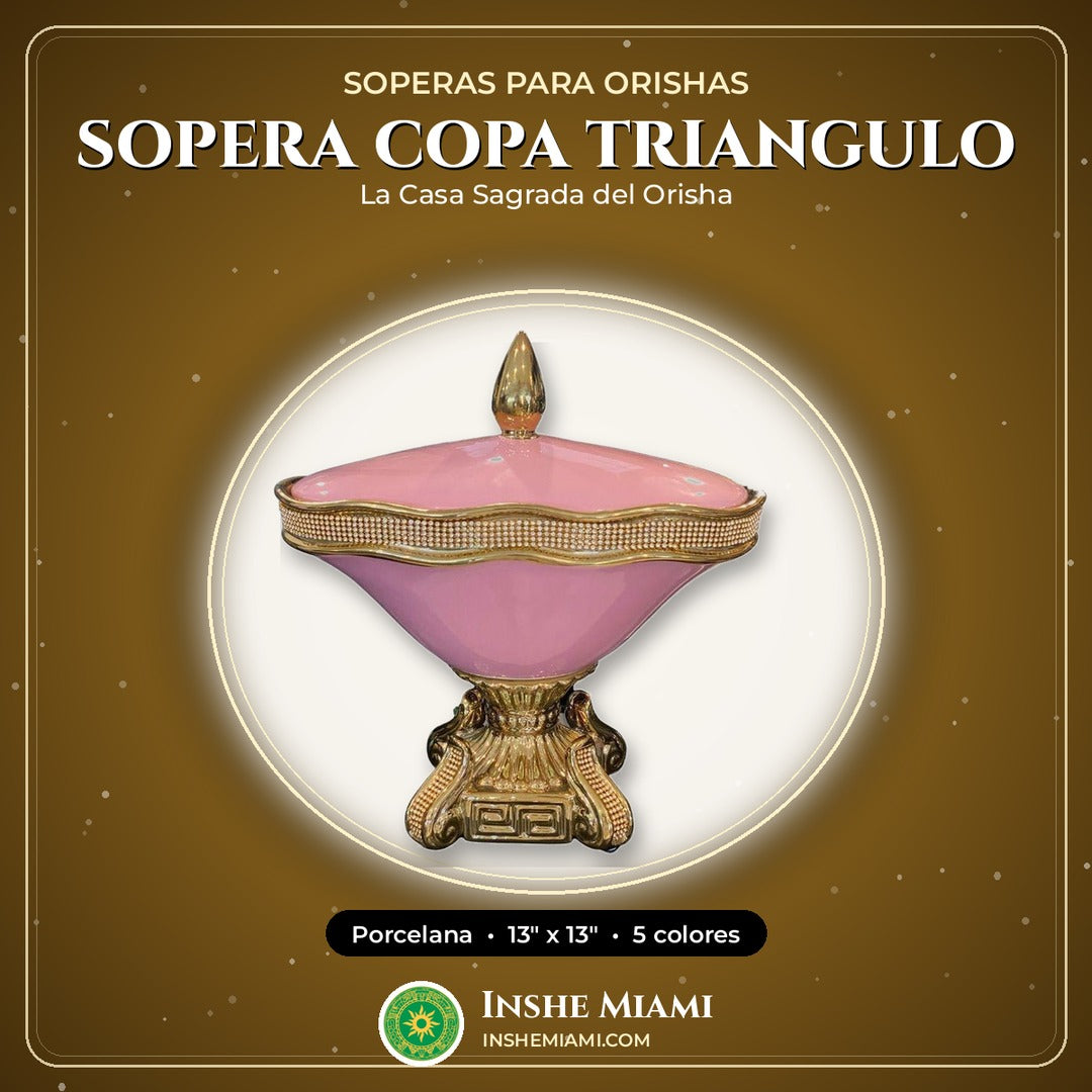 Sopera Copa Triangulo con Cinta 13" | Inshe Miami