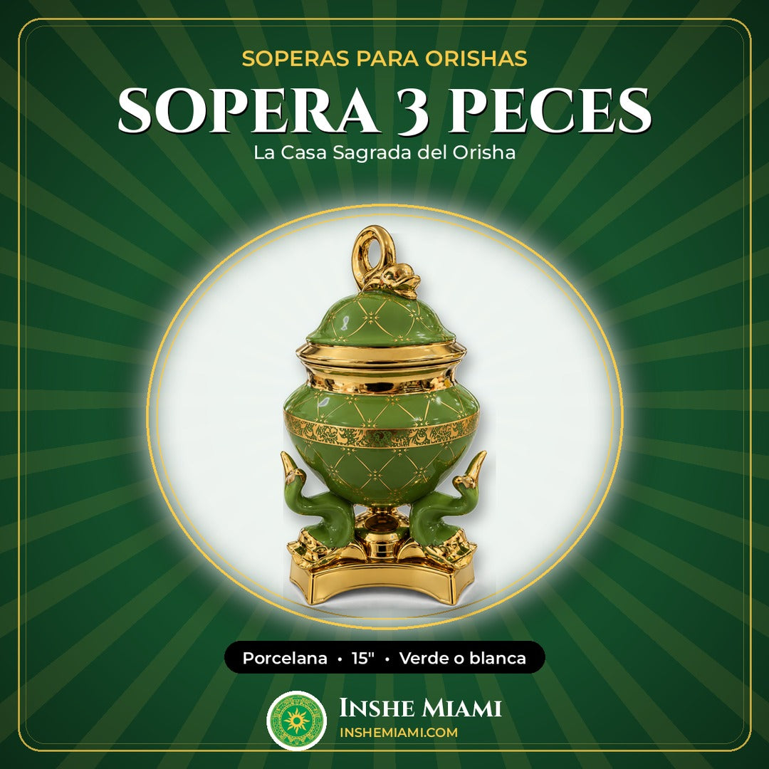 Sopera Grande 3 Peces 15" | Inshe Miami