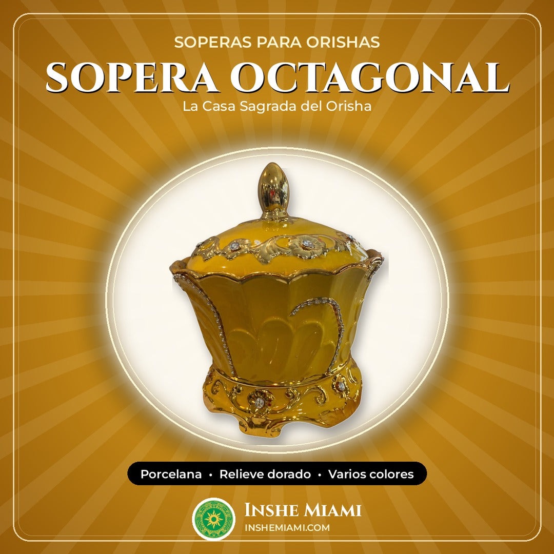 Sopera Octagonal con Relieve | Inshe Miami