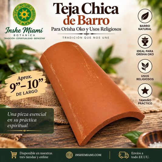 9” Small Clay Tile – For Orisha Oko and Spiritual Uses