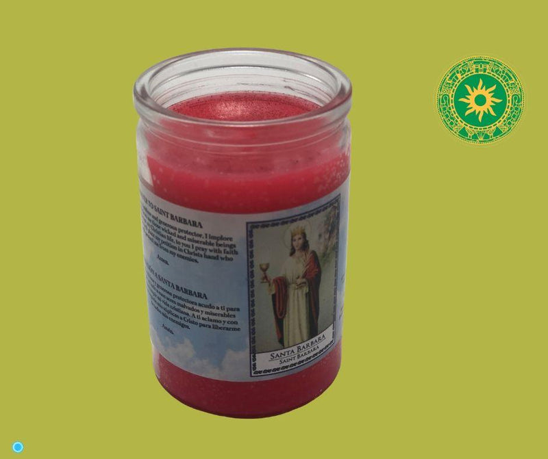 VELA MEDIANA PARA CHANGÓ (SANTA BÁRBARA) VELA MEDIANA PARA CHANGÓ (SANTA BÁRBARA) - Inshe Miami CERERÍA INSHE MIAMI