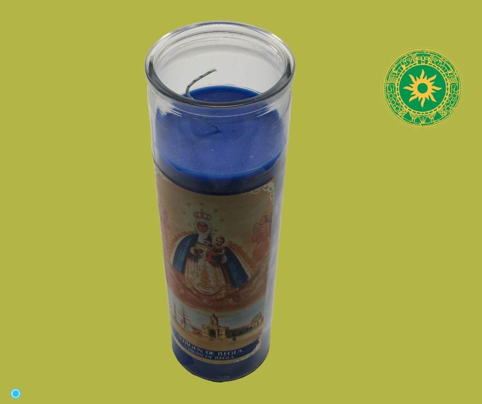 VELA DE 8” PARA LA VIRGEN DE REGLA VELA DE 8” PARA LA VIRGEN DE REGLA - Inshe Miami CERERÍA Inshe Miami