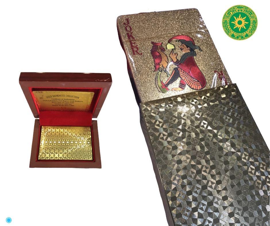 JUEGO DE CARTAS DE ORO JUEGO DE CARTAS DE ORO - Inshe Miami CARTONERIA Y PAPEL INSHE MIAMI